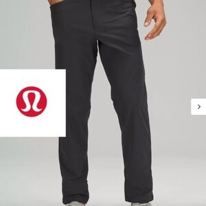 Lululemen. Charcoal Classic 5 pocket stretch pant, 32, GD